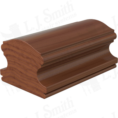 L.J. Smith Non-plowed Handrail · LJ-6400FJ118-C — stair parts selection with LeviArs Design & Remodeling