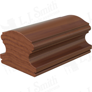 L.J. Smith Non-plowed Handrail · LJ-6400SC-08-C — stair parts selection with LeviArs Design & Remodeling