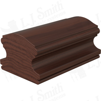 L.J. Smith Non-plowed Handrail · LJ-6400SC-08-W — stair parts selection with LeviArs Design & Remodeling