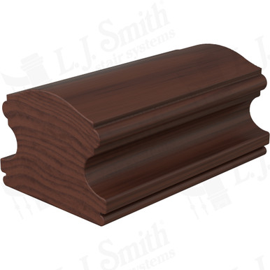 L.J. Smith Non-plowed Handrail · LJ-6400SC-10-W — stair parts selection with LeviArs Design & Remodeling