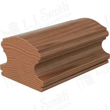L.J. Smith Non-plowed Handrail · LJ-6400SC-10-WO — stair parts selection with LeviArs Design & Remodeling