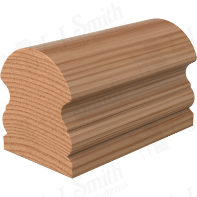 L.J. Smith Non-plowed Handrail · LJ-6519-08-AL — stair parts selection with LeviArs Design & Remodeling