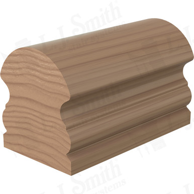 L.J. Smith Non-plowed Handrail · LJ-6519-08-P — stair parts selection with LeviArs Design & Remodeling