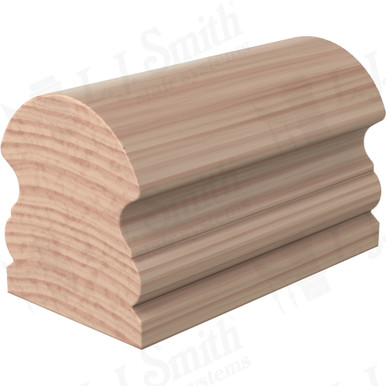 L.J. Smith Non-plowed Handrail · LJ-6519-10-B — stair parts selection with LeviArs Design & Remodeling