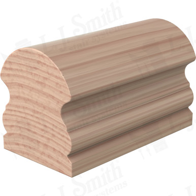L.J. Smith Non-plowed Handrail · LJ-6519-12-B — stair parts selection with LeviArs Design & Remodeling