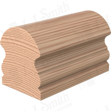L.J. Smith Non-plowed Handrail · LJ-6519-12-H — stair parts selection with LeviArs Design & Remodeling