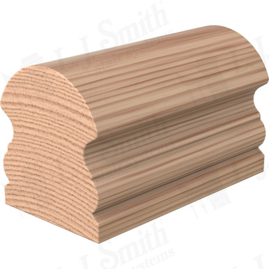 L.J. Smith Non-plowed Handrail · LJ-6519-14-H — stair parts selection with LeviArs Design & Remodeling