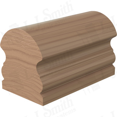 L.J. Smith Non-plowed Handrail · LJ-6519C-10-P — stair parts selection with LeviArs Design & Remodeling