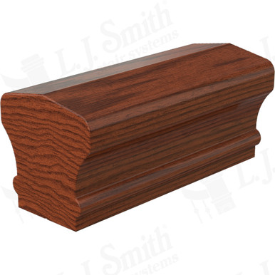 L.J. Smith Non-plowed Handrail · LJ-6601-08-BRZC — stair parts selection with LeviArs Design & Remodeling