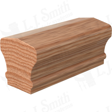 L.J. Smith Non-plowed Handrail · LJ-6601-08-O — stair parts selection with LeviArs Design & Remodeling