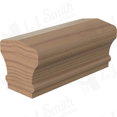 L.J. Smith Non-plowed Handrail · LJ-6601-08-P — stair parts selection with LeviArs Design & Remodeling