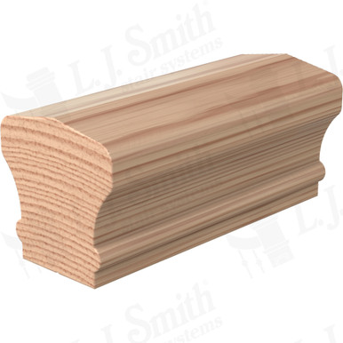 L.J. Smith Non-plowed Handrail · LJ-6601-12-H — stair parts selection with LeviArs Design & Remodeling