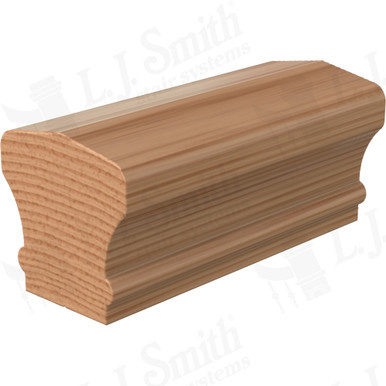 L.J. Smith Non-plowed Handrail · LJ-6601-14-AL — stair parts selection with LeviArs Design & Remodeling