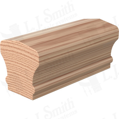 L.J. Smith Non-plowed Handrail · LJ-6601-16-H — stair parts selection with LeviArs Design & Remodeling