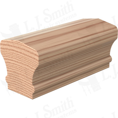 L.J. Smith Non-plowed Handrail · LJ-6601C-04-H — stair parts selection with LeviArs Design & Remodeling