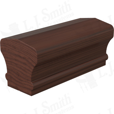 L.J. Smith Non-plowed Handrail · LJ-6601FJ1-W — stair parts selection with LeviArs Design & Remodeling