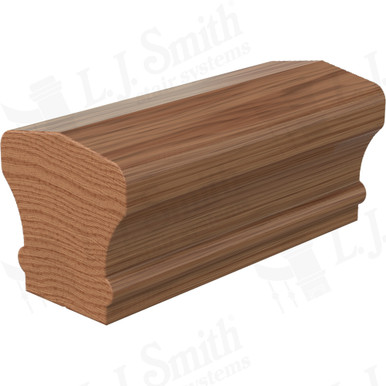 L.J. Smith Non-plowed Handrail · LJ-6601FJ1-WO — stair parts selection with LeviArs Design & Remodeling