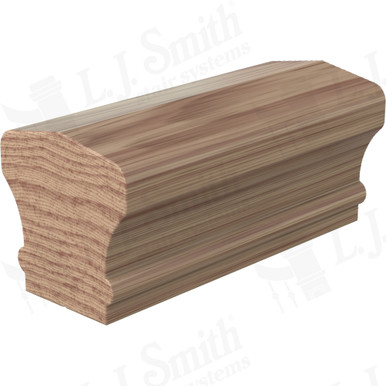 L.J. Smith Non-plowed Handrail · LJ-6601FJ118-HK — stair parts selection with LeviArs Design & Remodeling