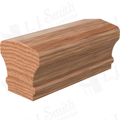 L.J. Smith Non-plowed Handrail · LJ-6601FJ120-O — stair parts selection with LeviArs Design & Remodeling