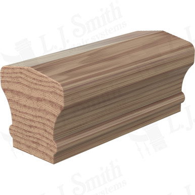 L.J. Smith Non-plowed Handrail · LJ-6601SC-08-HK — stair parts selection with LeviArs Design & Remodeling