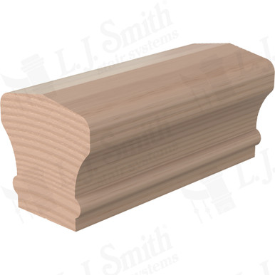 L.J. Smith Non-plowed Handrail · LJ-6601SC-08-M — stair parts selection with LeviArs Design & Remodeling