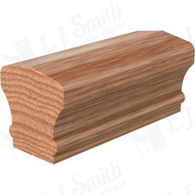 L.J. Smith Non-plowed Handrail · LJ-6601SC-08-O — stair parts selection with LeviArs Design & Remodeling