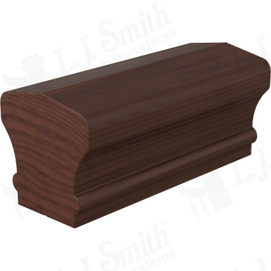 L.J. Smith Non-plowed Handrail · LJ-6601SC-08-W — stair parts selection with LeviArs Design & Remodeling