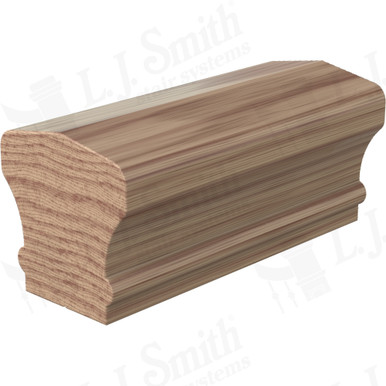 L.J. Smith Non-plowed Handrail · LJ-6601SC-10-HK — stair parts selection with LeviArs Design & Remodeling
