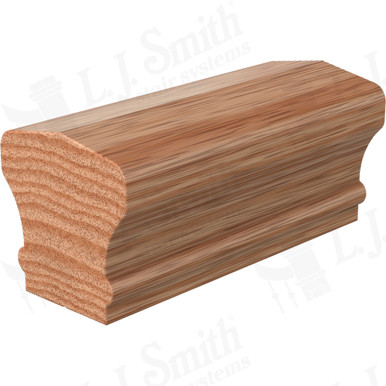 L.J. Smith Non-plowed Handrail · LJ-6601SC-10-O — stair parts selection with LeviArs Design & Remodeling