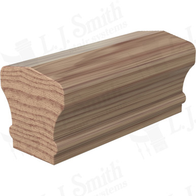 L.J. Smith Non-plowed Handrail · LJ-6601SC-12-HK — stair parts selection with LeviArs Design & Remodeling