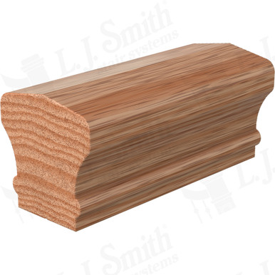 L.J. Smith Non-plowed Handrail · LJ-6601SC-14-O — stair parts selection with LeviArs Design & Remodeling