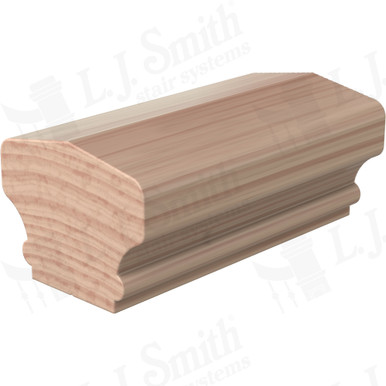L.J. Smith Non-plowed Handrail · LJ-6701-10-B — stair parts selection with LeviArs Design & Remodeling