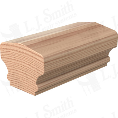L.J. Smith Non-plowed Handrail · LJ-6701-10-H — stair parts selection with LeviArs Design & Remodeling
