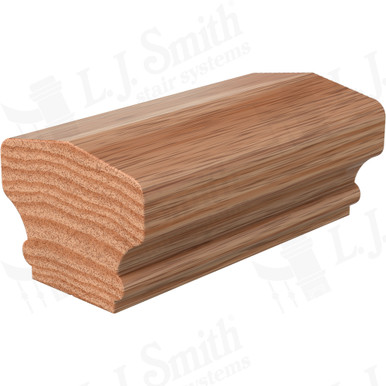 L.J. Smith Non-plowed Handrail · LJ-6701-10-O — stair parts selection with LeviArs Design & Remodeling
