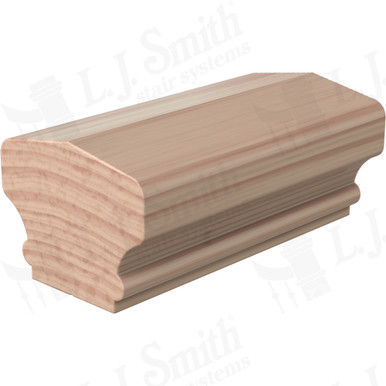 L.J. Smith Non-plowed Handrail · LJ-6701-12-B — stair parts selection with LeviArs Design & Remodeling