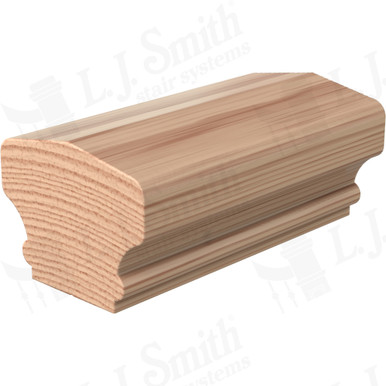 L.J. Smith Non-plowed Handrail · LJ-6701-14-H — stair parts selection with LeviArs Design & Remodeling