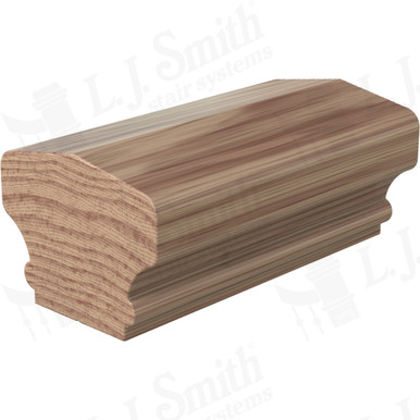 L.J. Smith Non-plowed Handrail · LJ-6701-18-HK — stair parts selection with LeviArs Design & Remodeling