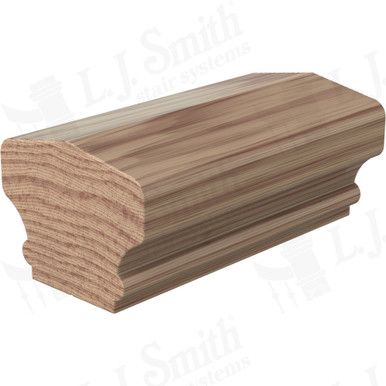 L.J. Smith Non-plowed Handrail · LJ-6701-20-HK — stair parts selection with LeviArs Design & Remodeling