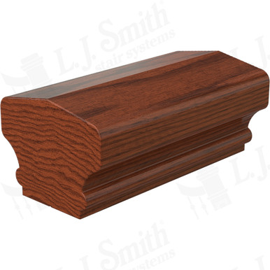 L.J. Smith Non-plowed Handrail · LJ-6701SC-12-BRZC — stair parts selection with LeviArs Design & Remodeling