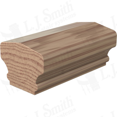 L.J. Smith Non-plowed Handrail · LJ-6701SC-12-HK — stair parts selection with LeviArs Design & Remodeling
