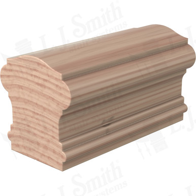 L.J. Smith Non-plowed Handrail · LJ-6900-08-B — stair parts selection with LeviArs Design & Remodeling