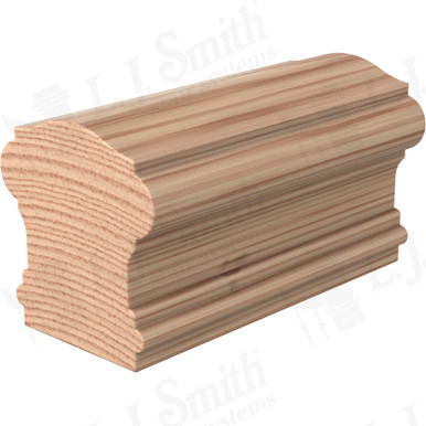 L.J. Smith Non-plowed Handrail · LJ-6900-08-H — stair parts selection with LeviArs Design & Remodeling