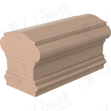 L.J. Smith Non-plowed Handrail · LJ-6900-12-M — stair parts selection with LeviArs Design & Remodeling