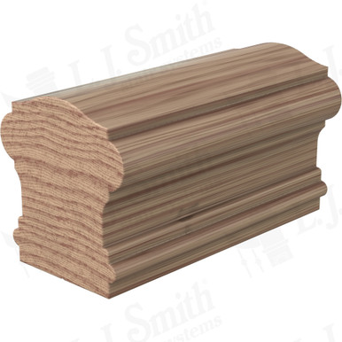L.J. Smith Non-plowed Handrail · LJ-6900-14-HK — stair parts selection with LeviArs Design & Remodeling