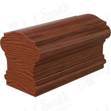 L.J. Smith Non-plowed Handrail · LJ-6900-16-BRZC — stair parts selection with LeviArs Design & Remodeling