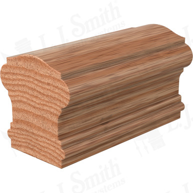 L.J. Smith Non-plowed Handrail · LJ-6900-16-O — stair parts selection with LeviArs Design & Remodeling