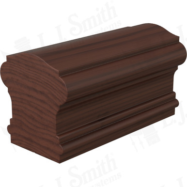 L.J. Smith Non-plowed Handrail · LJ-6900-16-W — stair parts selection with LeviArs Design & Remodeling