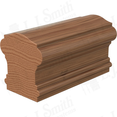 L.J. Smith Non-plowed Handrail · LJ-6900-16-WO — stair parts selection with LeviArs Design & Remodeling