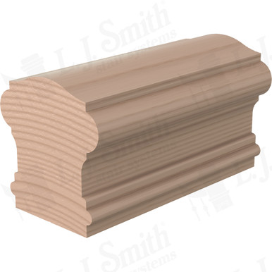 L.J. Smith Non-plowed Handrail · LJ-6900-18-M — stair parts selection with LeviArs Design & Remodeling