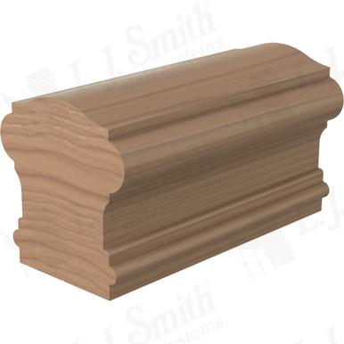 L.J. Smith Non-plowed Handrail · LJ-6900-18-P — stair parts selection with LeviArs Design & Remodeling